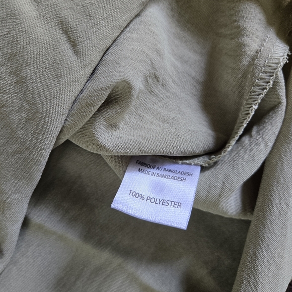 Como BLU Olive Green Button-Up Shirt - Picture 4 of 9